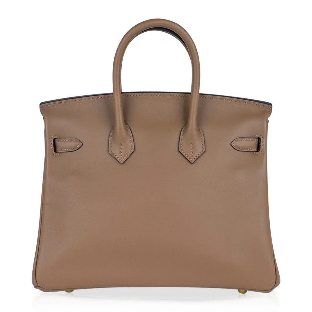 Birkin 25 Beige De Weimar Veau Jonathan Leather Gold Hardware