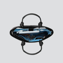 Load image into Gallery viewer, Knotted-Handle Leather Tote Bag with Detachable Strap &amp; Organized Interior