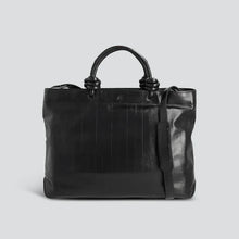 Load image into Gallery viewer, Knotted-Handle Leather Tote Bag with Detachable Strap &amp; Organized Interior
