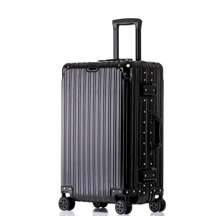 Premium Aluminum Frame Hard Shell Luggage with TSA Locks & 360° Spinner Wheels