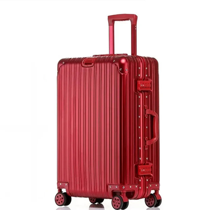 Premium Aluminum Frame Hard Shell Luggage with TSA Locks & 360° Spinner Wheels