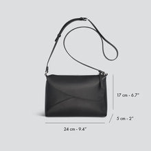Load image into Gallery viewer, Geometric Stitching Leather Crossbody Clutch Bag
