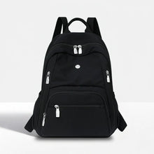 Load image into Gallery viewer, Multi-Zipper Lightweight Nylon Backpack with Water-Resistant Design