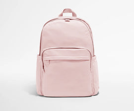 Lightweight Water-Resistant Nylon Backpack with Multi-Pocket Design