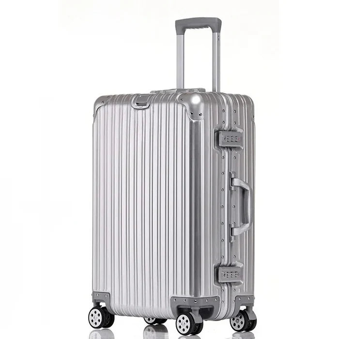 Premium Aluminum Frame Hard Shell Luggage with TSA Locks & 360° Spinner Wheels