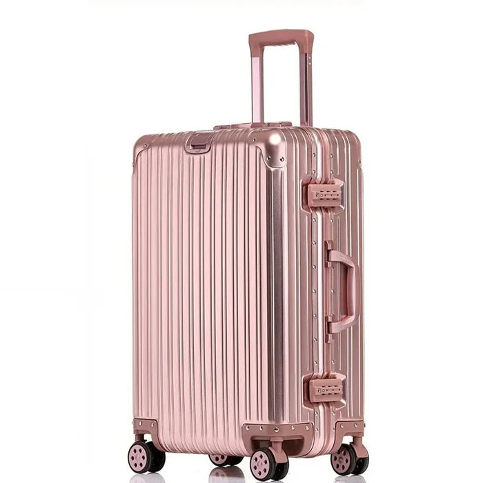 Premium Aluminum Frame Hard Shell Luggage with TSA Locks & 360° Spinner Wheels