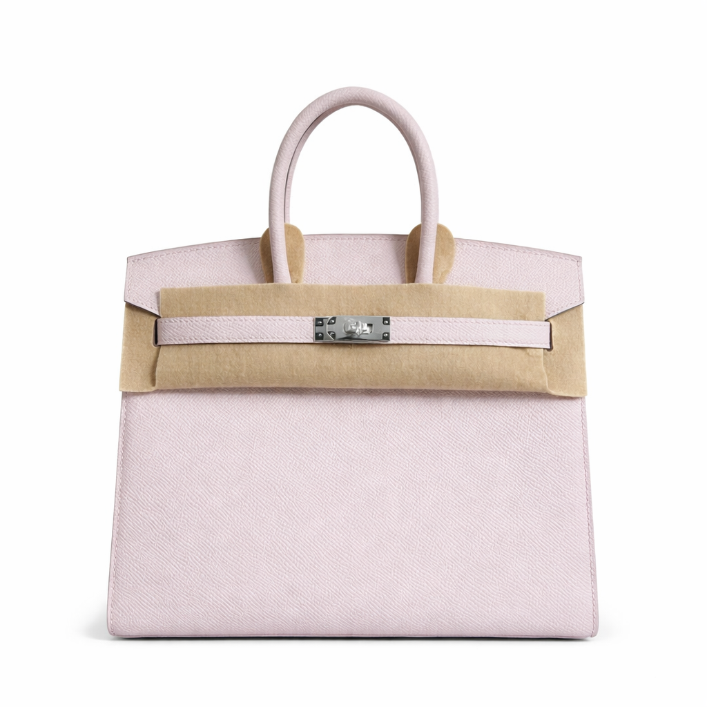 Hermès Birkin 25 Sellier Mauve Pale Epsom Silver Hardware