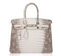 Birkin 35 Diamond Blanc Himalaya Matte Crocodile Limited Edition Bag